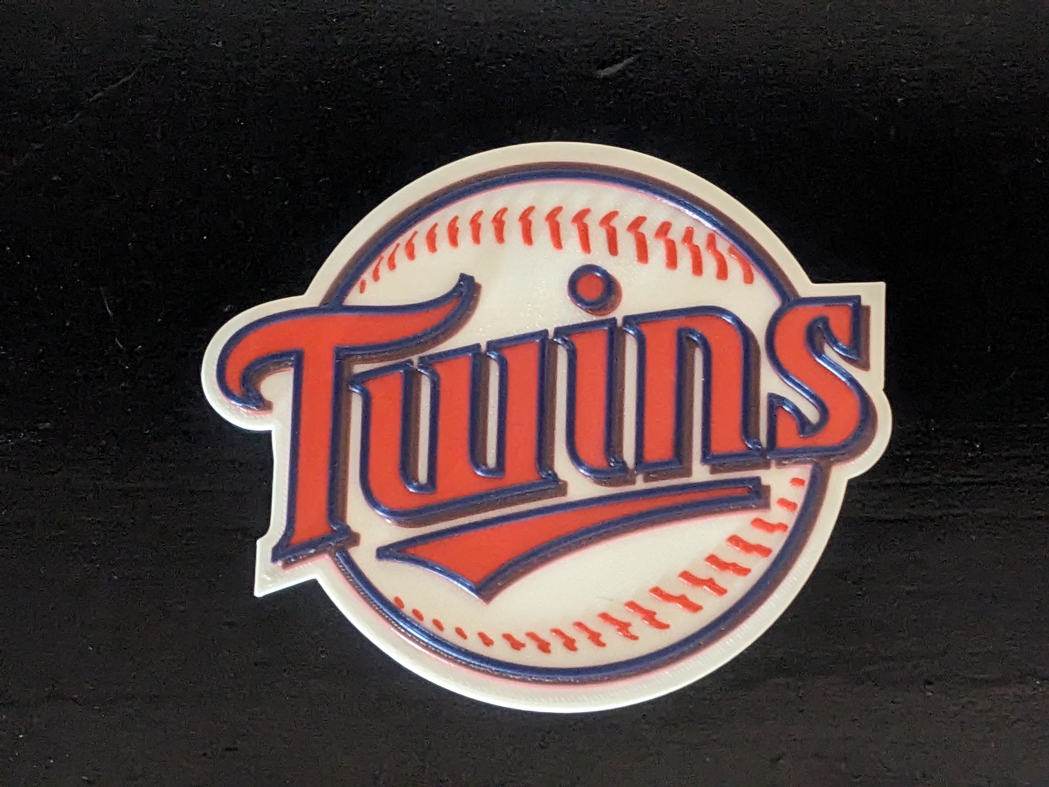 Minnesota Twins Ball Logo Coaster