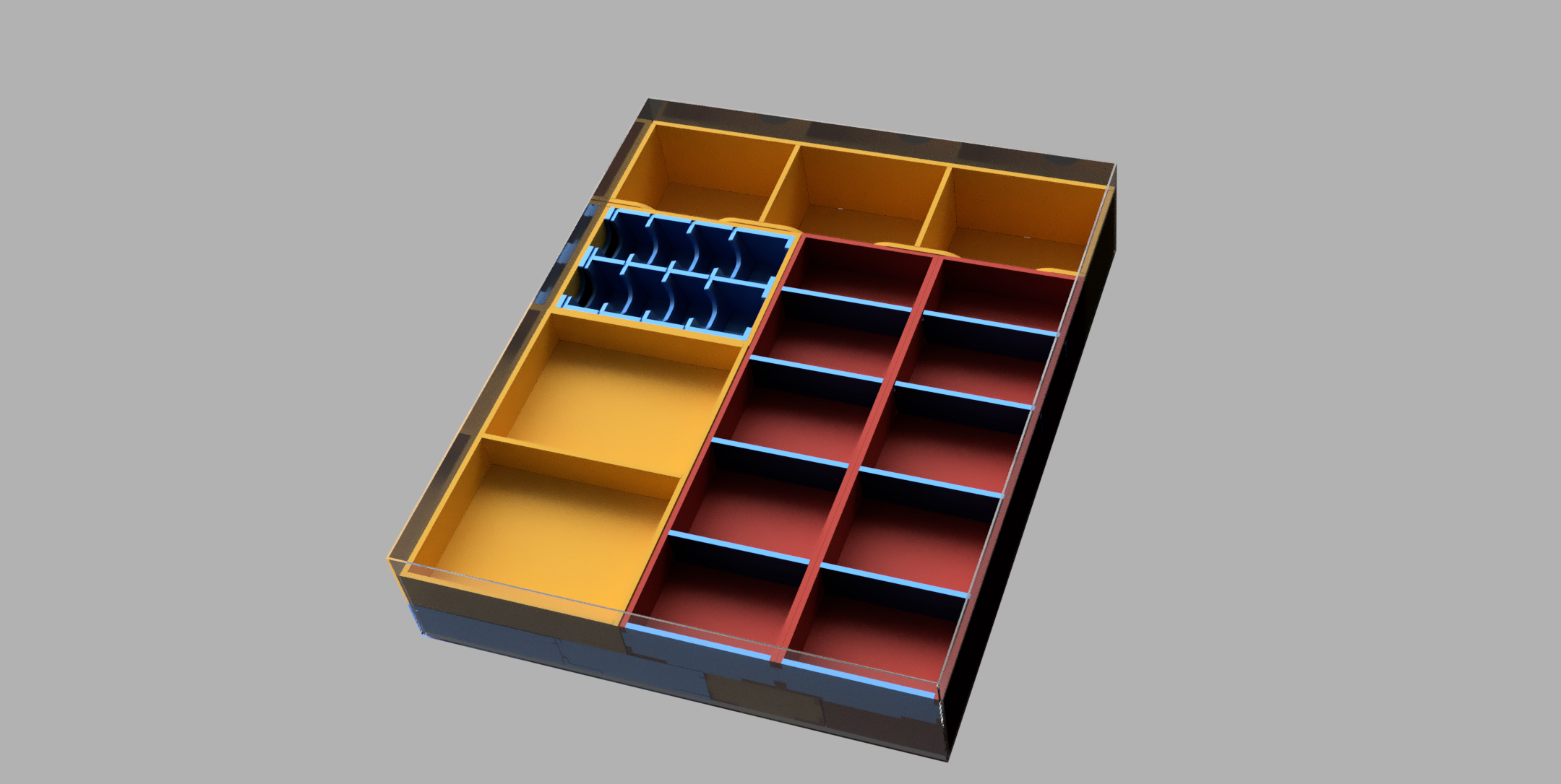 Miniatura 2 do modelo 3D Ark Nova box inserts (laser cut)