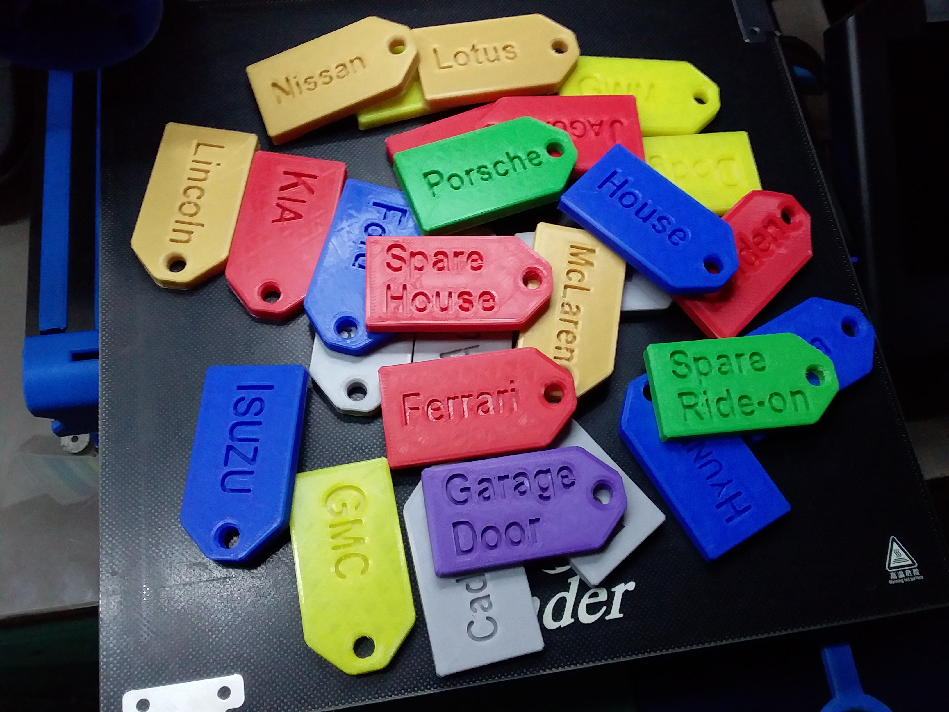 Blank Key Tag