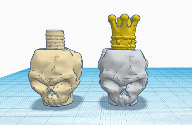 Presta valve to schrader skull