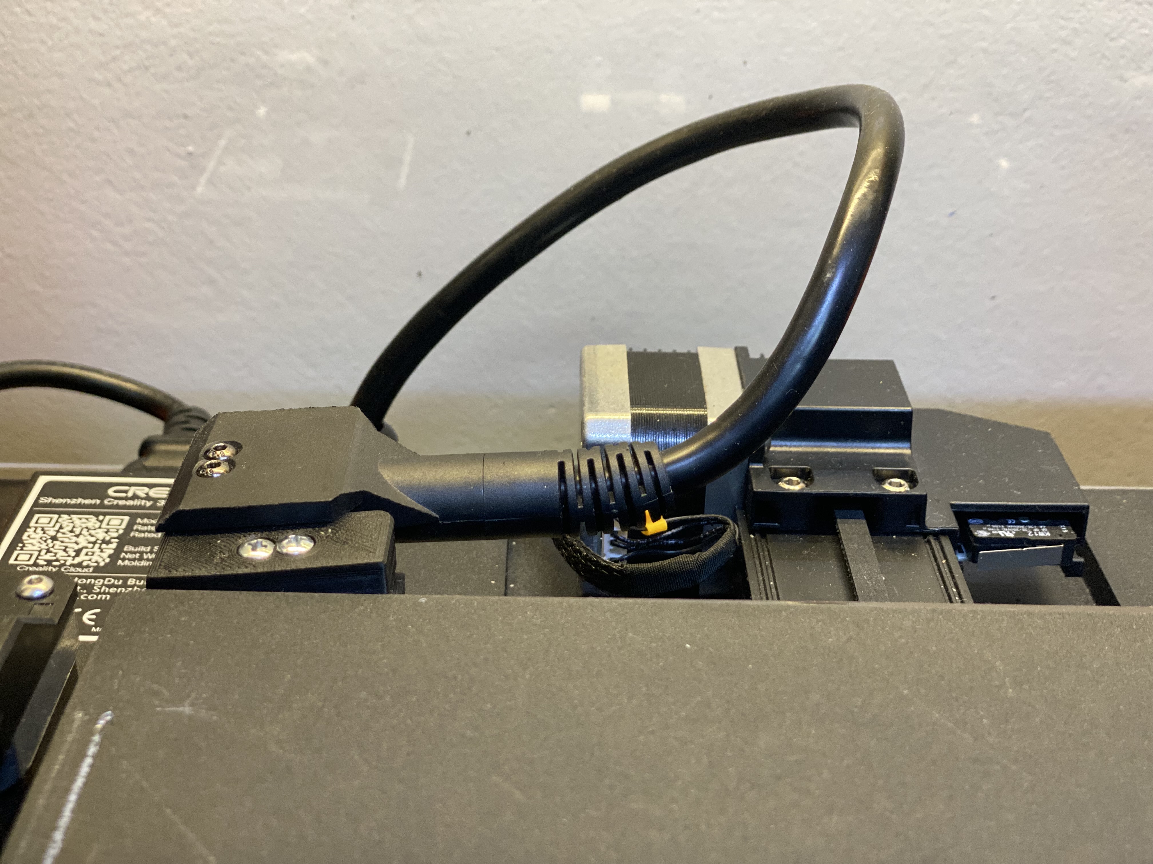 Ender 3 S1 heat bed cable 90°