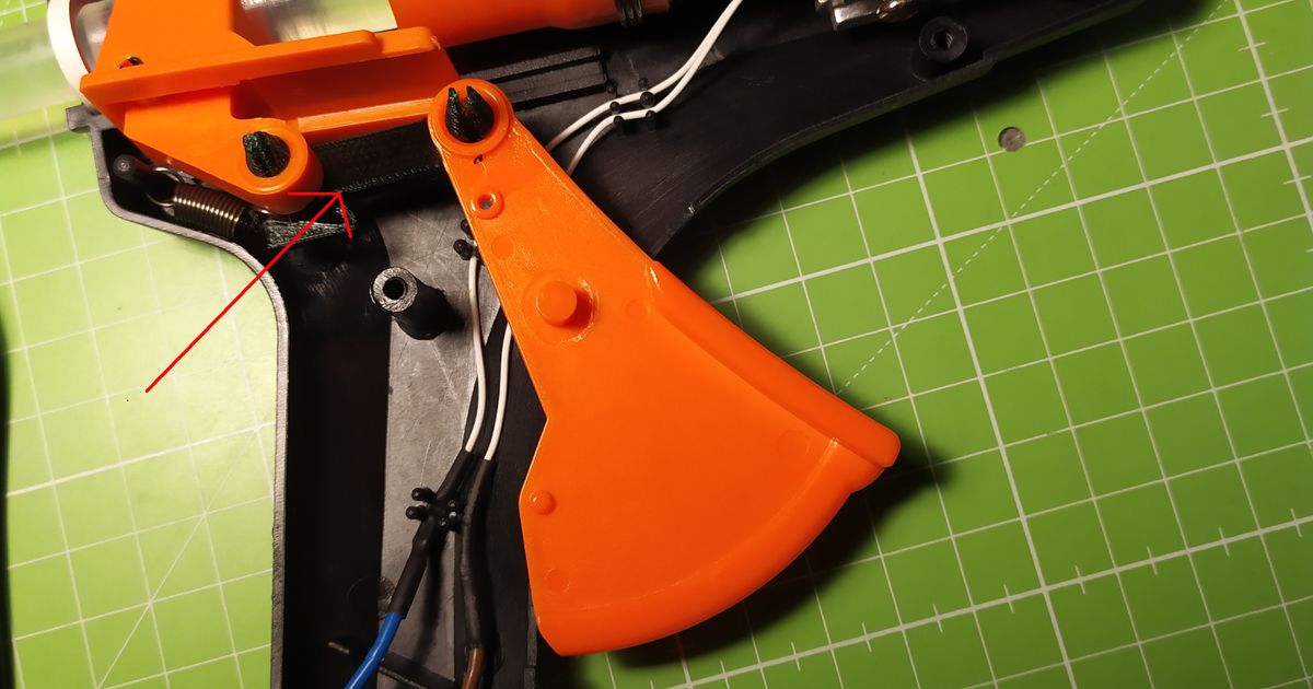 glue gun trigger/button fix by diyit Download free STL model