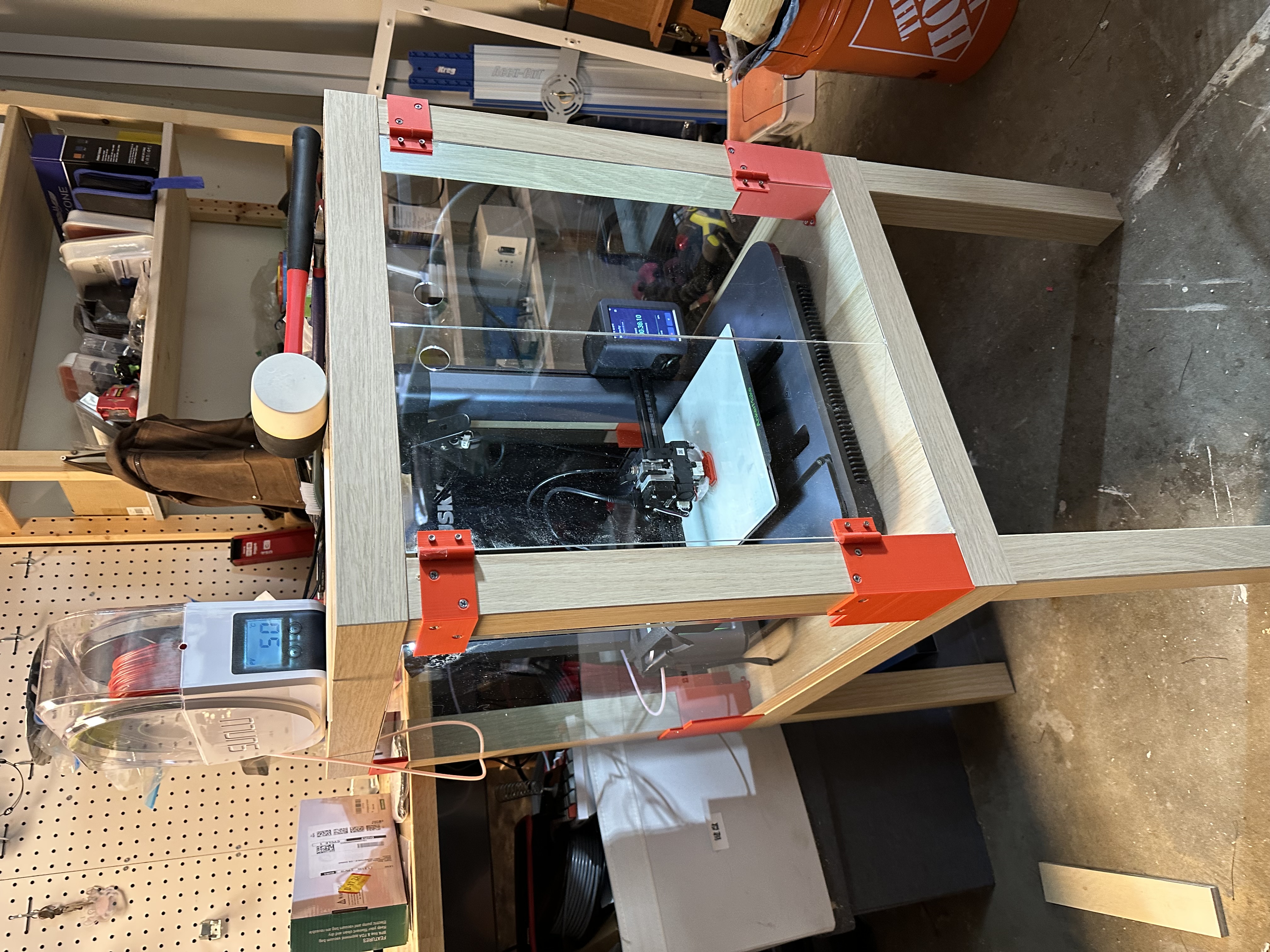 Ankermake m5 Ikea LACK enclosure hardware