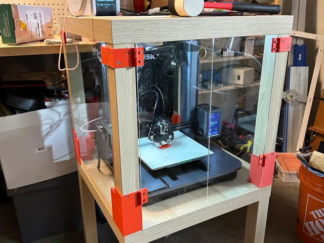 Ankermake m5 Ikea LACK enclosure hardware