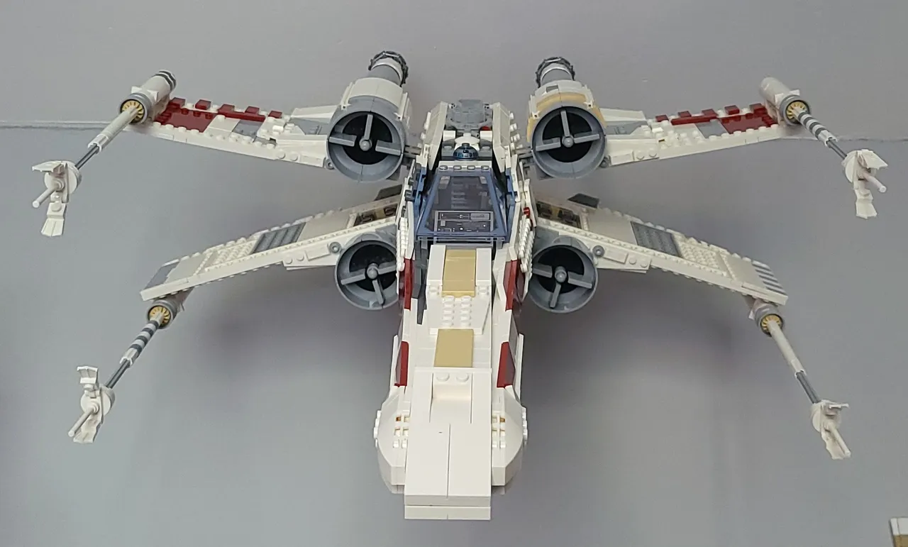 Lego 75355 UCS X-Wing Wall Mount by ColLynch | Download free STL