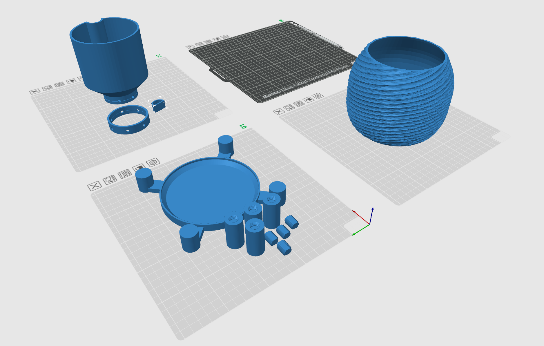 Selfwatering flower pot by Chipp Walters Download free STL model