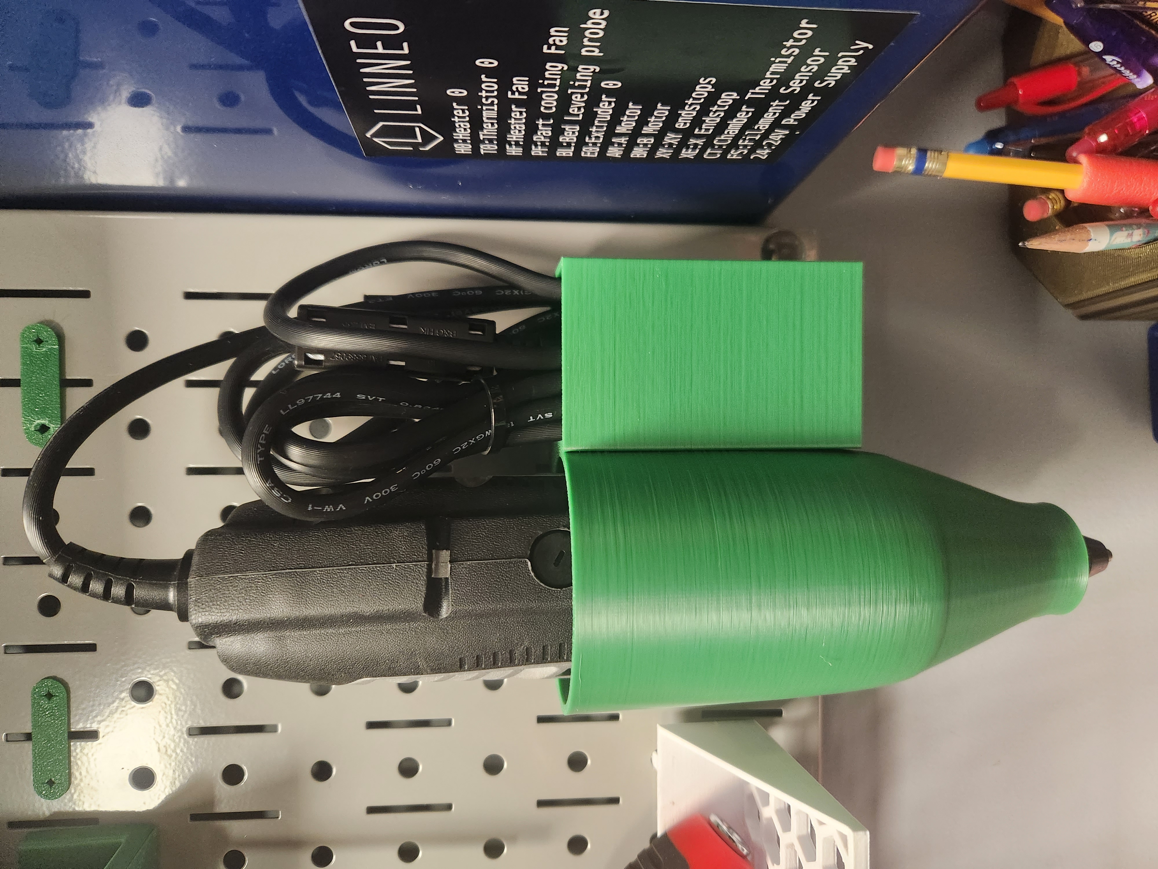 Pegboard Dremel Holder