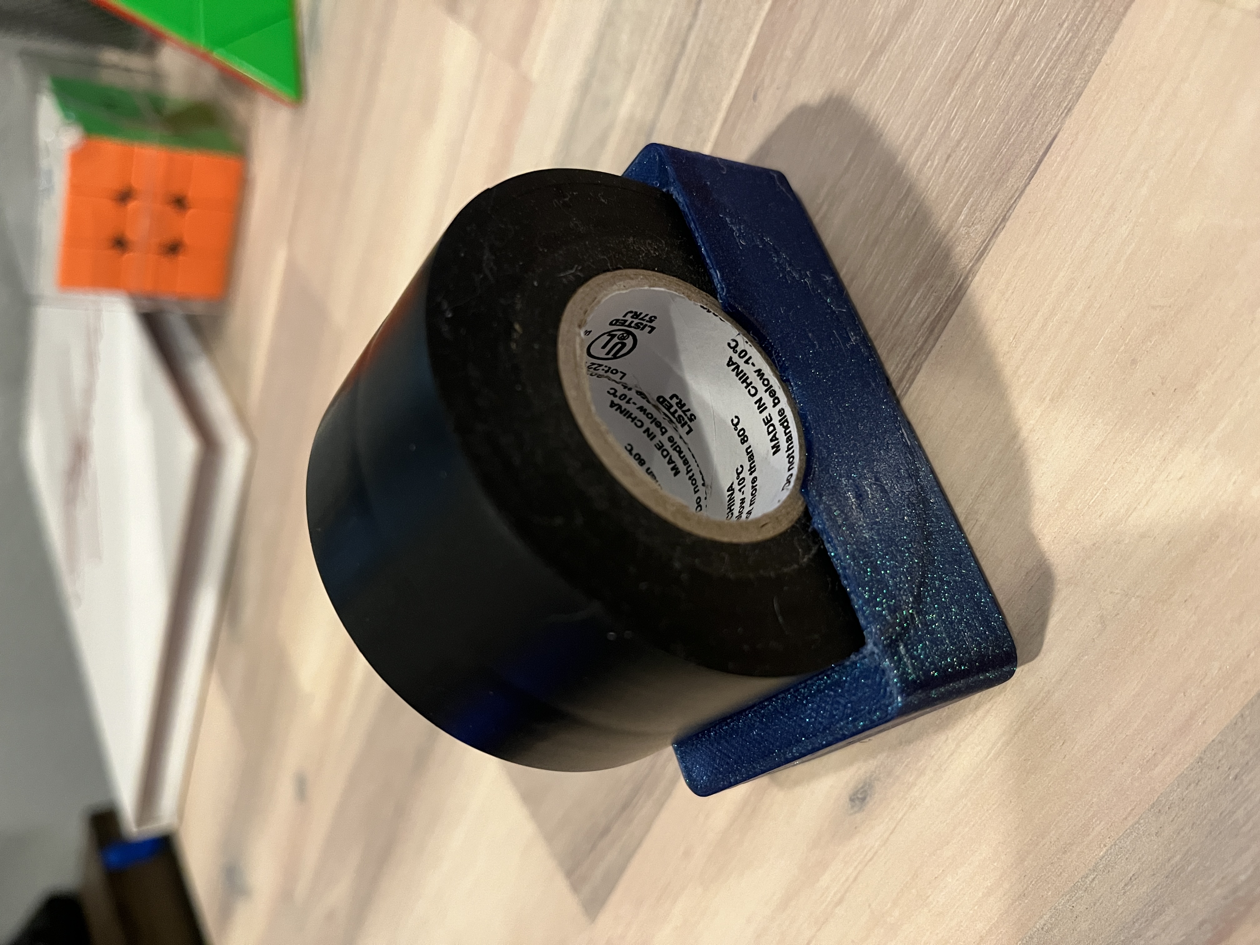 Gridfinity 1x2 Electrical Tape Holder (with optional magnets)