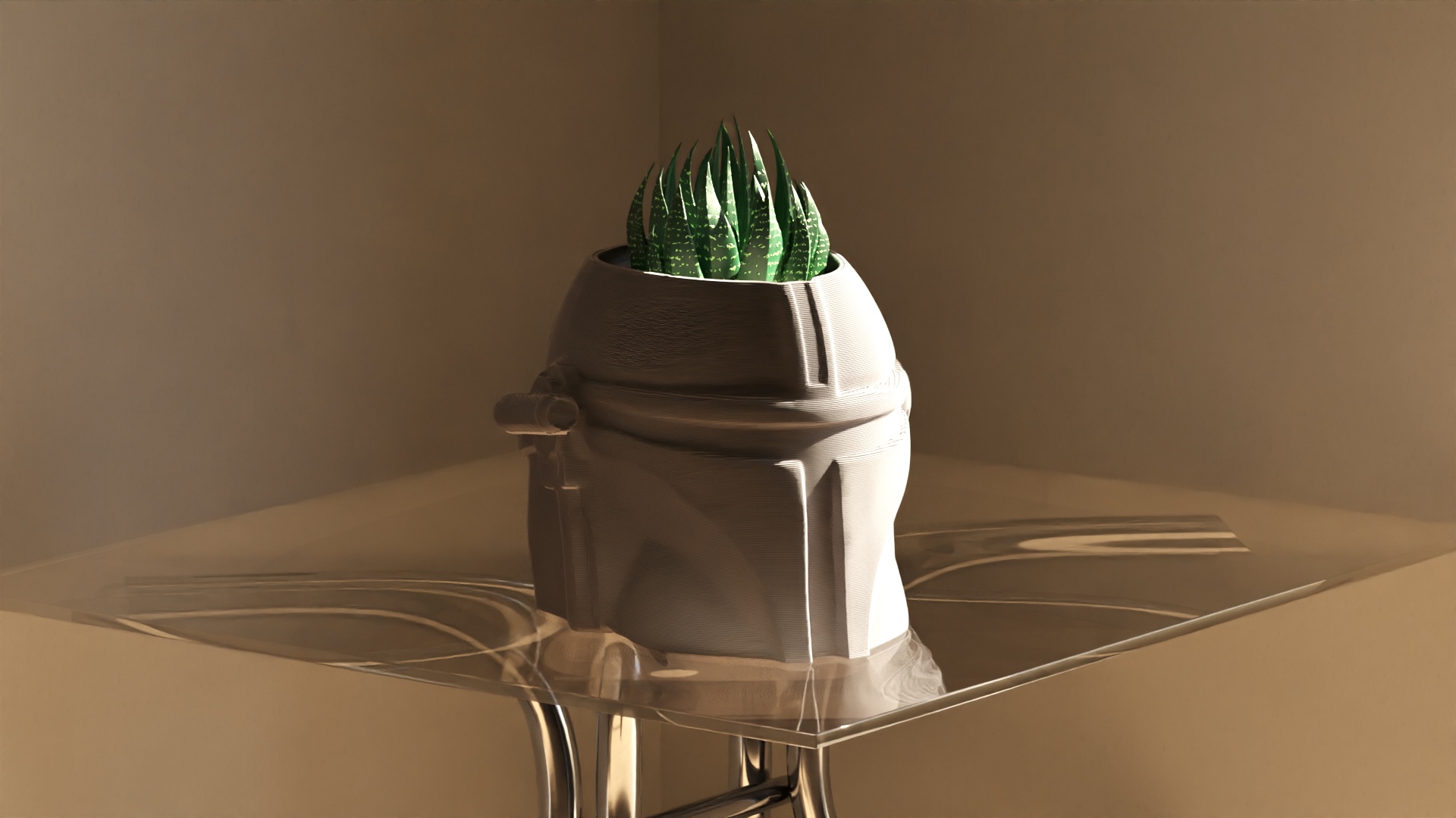 The Mandalorian Star Wars Pot Plant by CalebTimoteo Download free