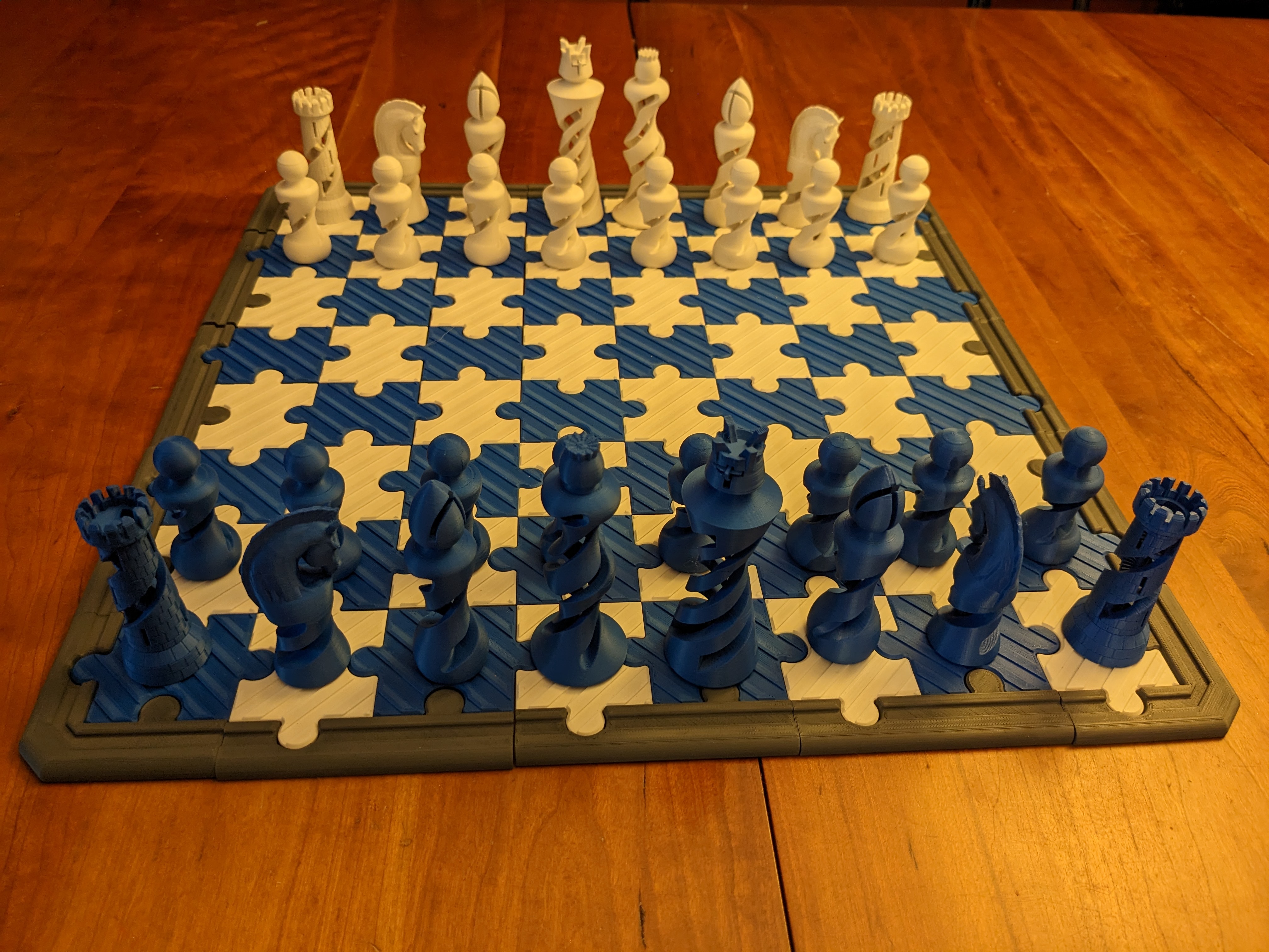 XL Organic Chess Set with Case