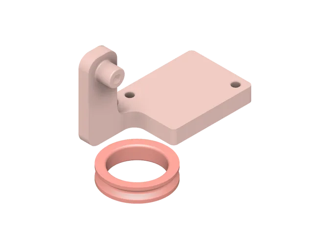 Roller for top feed into the CR6 SE filament Sensor