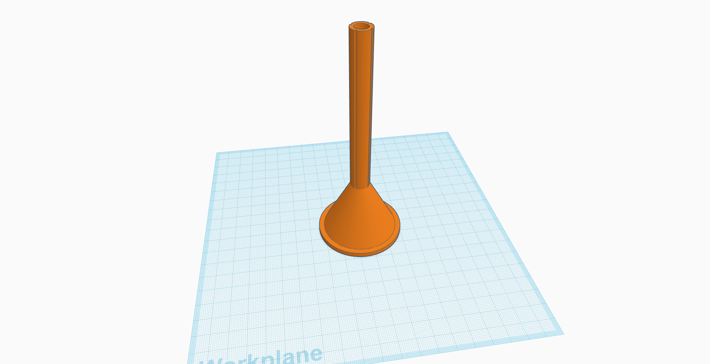 Funnel for forming thin sausages in sheep's intestine