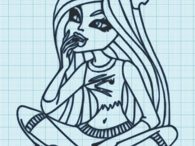 Clawdeen - monster high - wall art