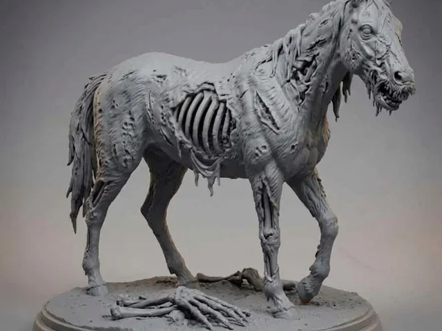 Zombie Horse Statue