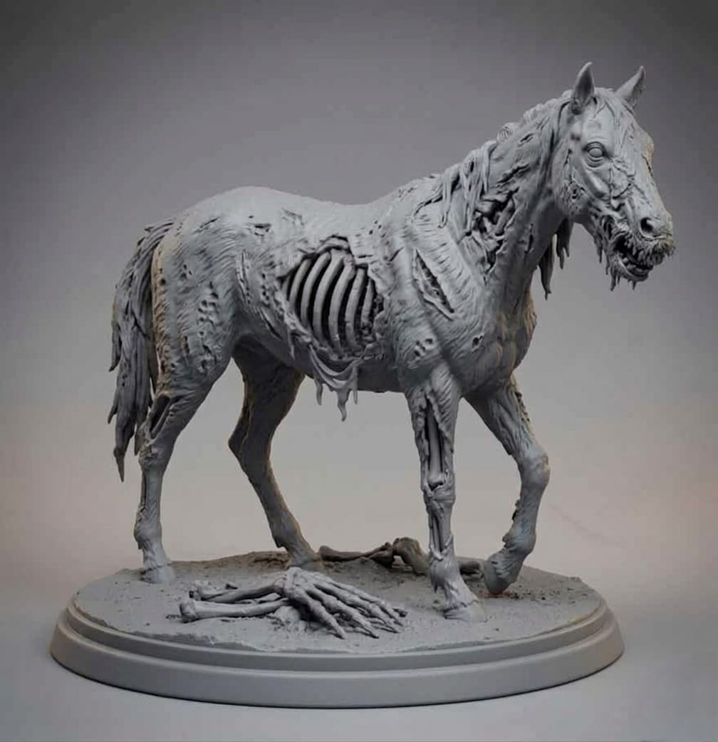 Zombie Horse Statue