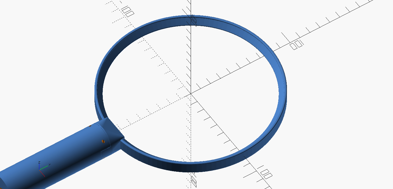 Miniatura 2 do modelo 3D simple customizable diffused ring light