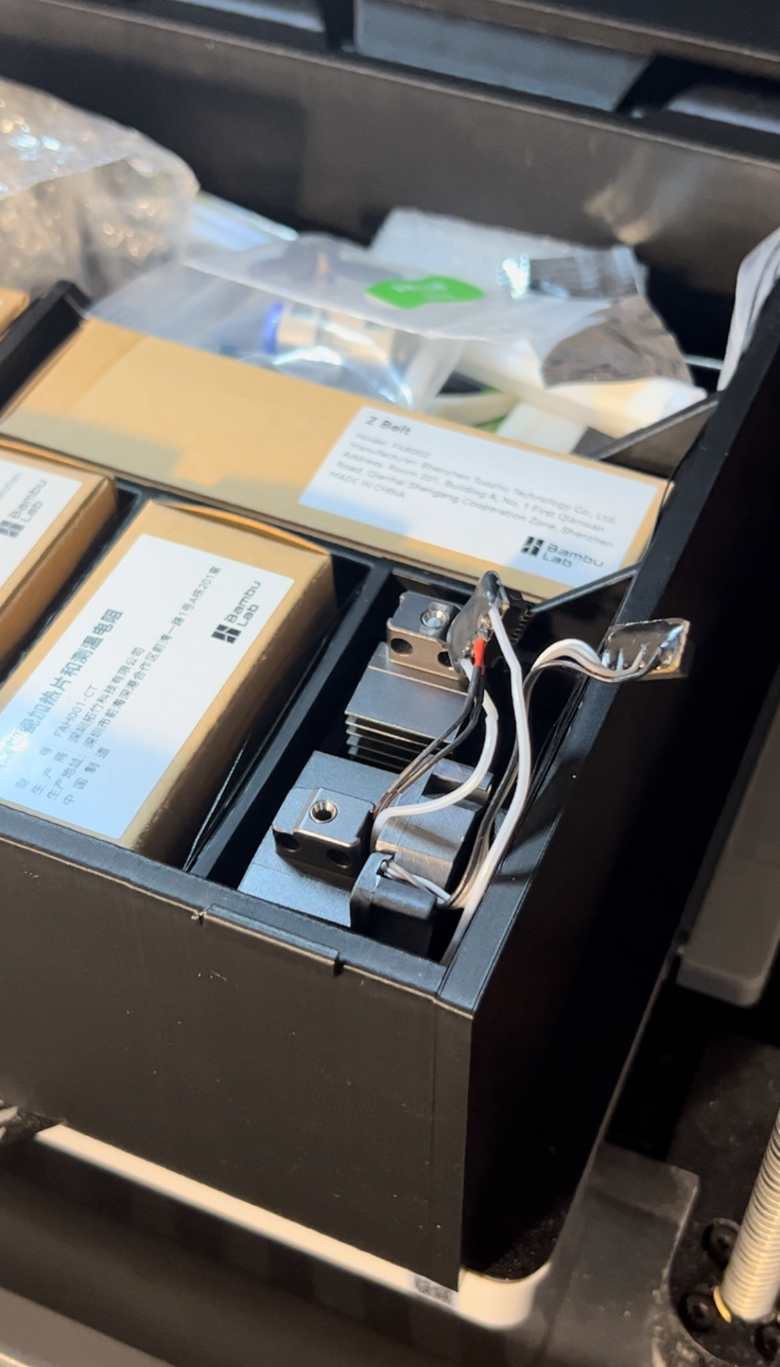 Hotend Organizer Insert for Whopper Bambu Box
