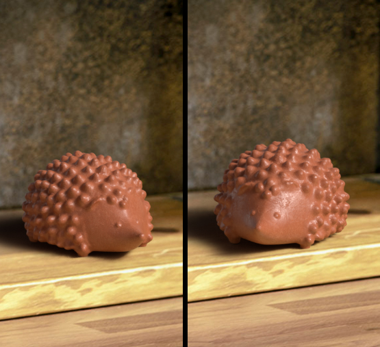 Cute porcupine hedgehog
