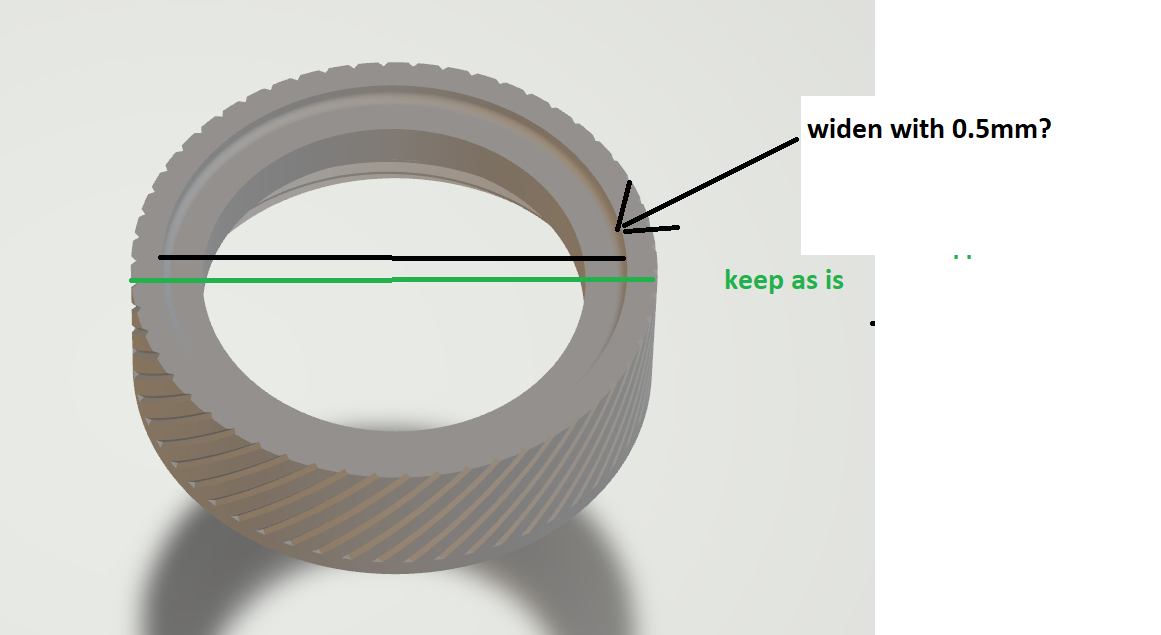 Base for Rancilio/Lelit portafilters increased with 0.5 for 18gr baskets (22mm)