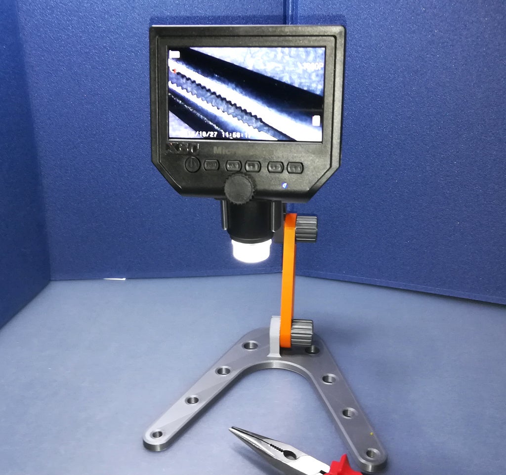 Miniatura 4 do modelo 3D Modular stand for electronic microscope