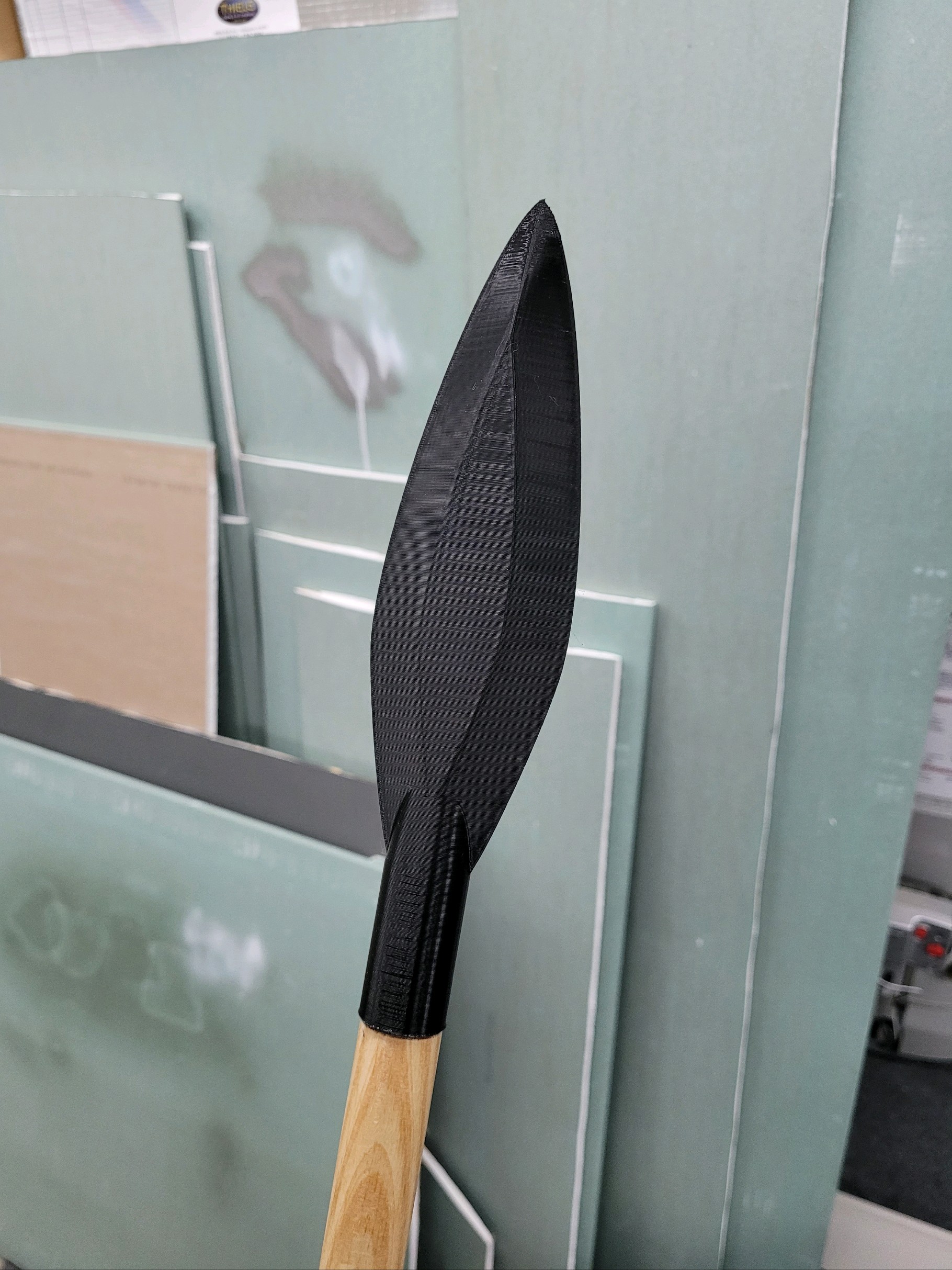 Broomstick Spear Head by Tuna Download free STL model