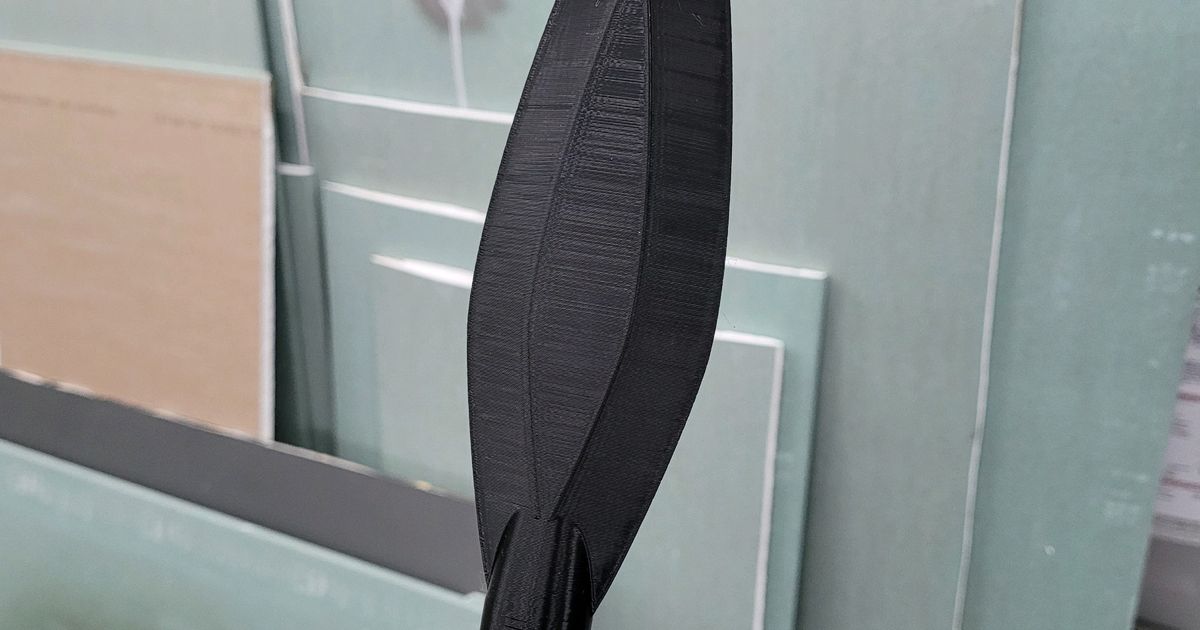 Broomstick Spear Head by Tuna Download free STL model