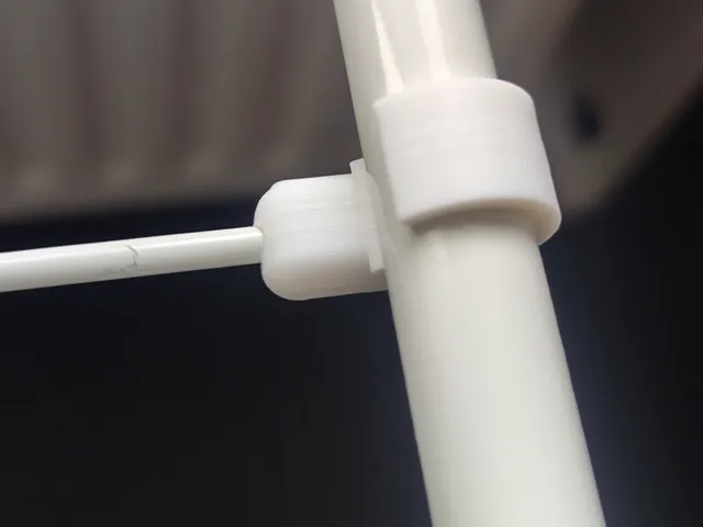 Clothes/towel dryer - Metal wire clamp