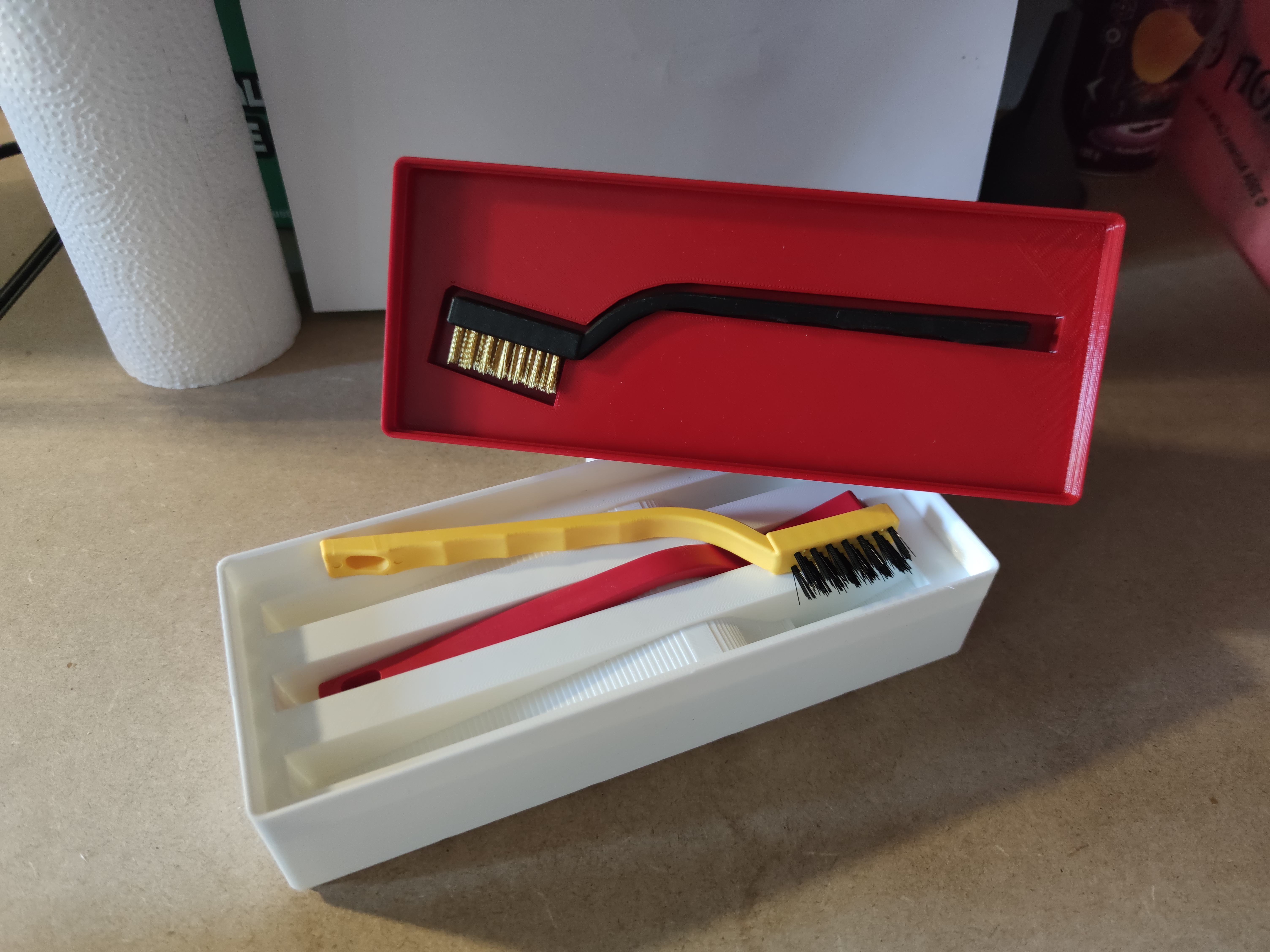 Gridfinity Brush Holder (2x5)