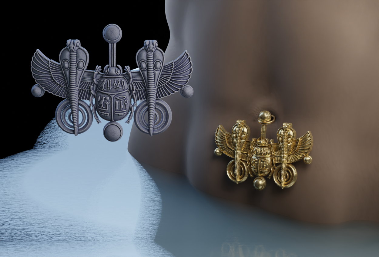 Egyptian Belly Button Ring