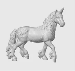 Unicorn with Flowers