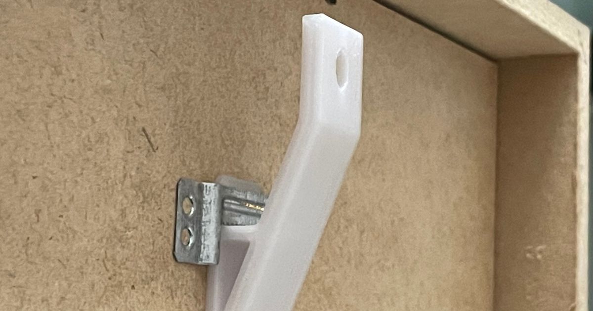 IKEA RIBBA frame hook by Yosuke Download free STL model