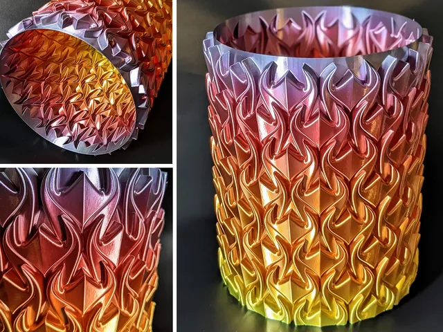 Fire Dragon Scale Vase
