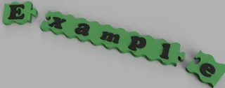 Letter puzzle blocks