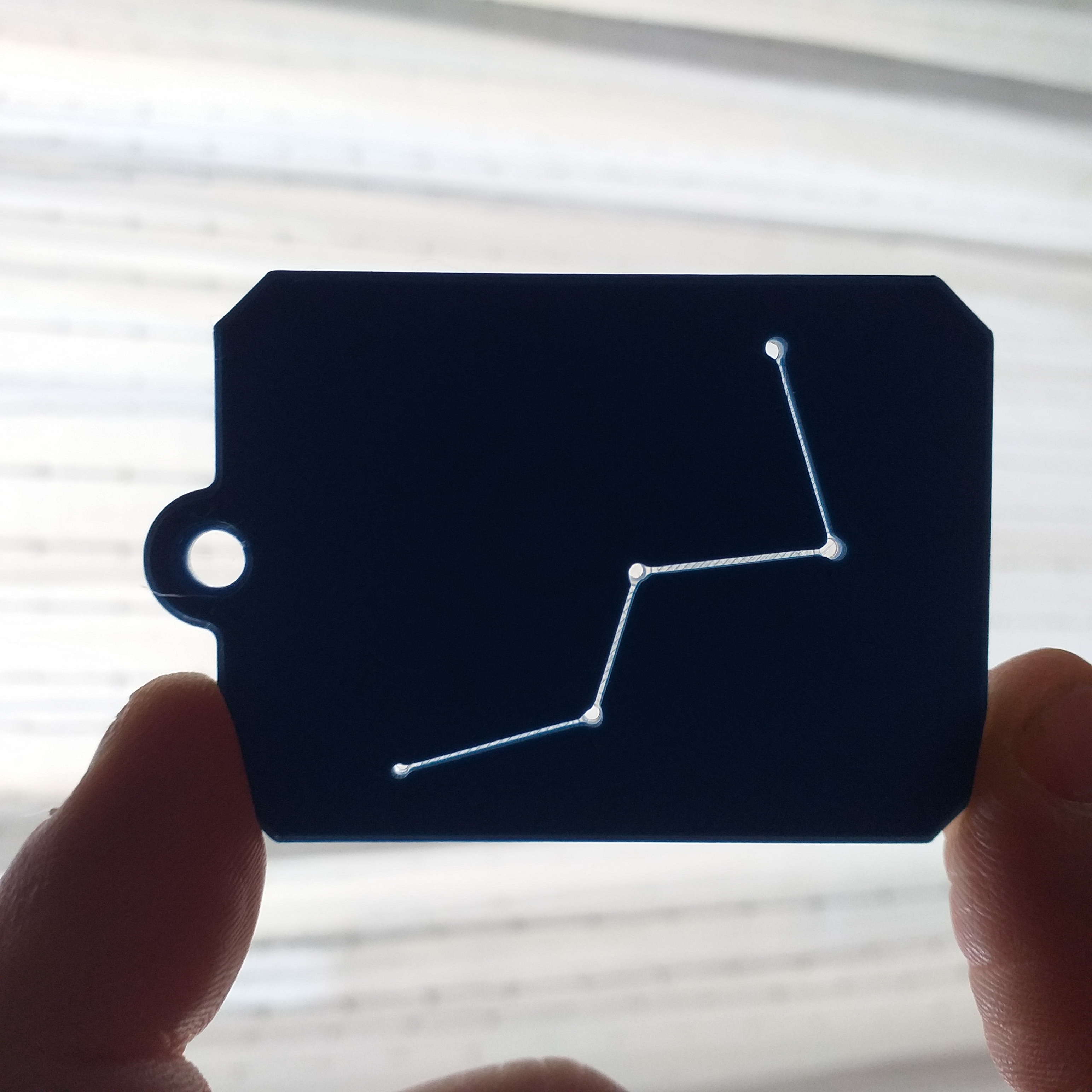 Cassiopeia constellation Keychain