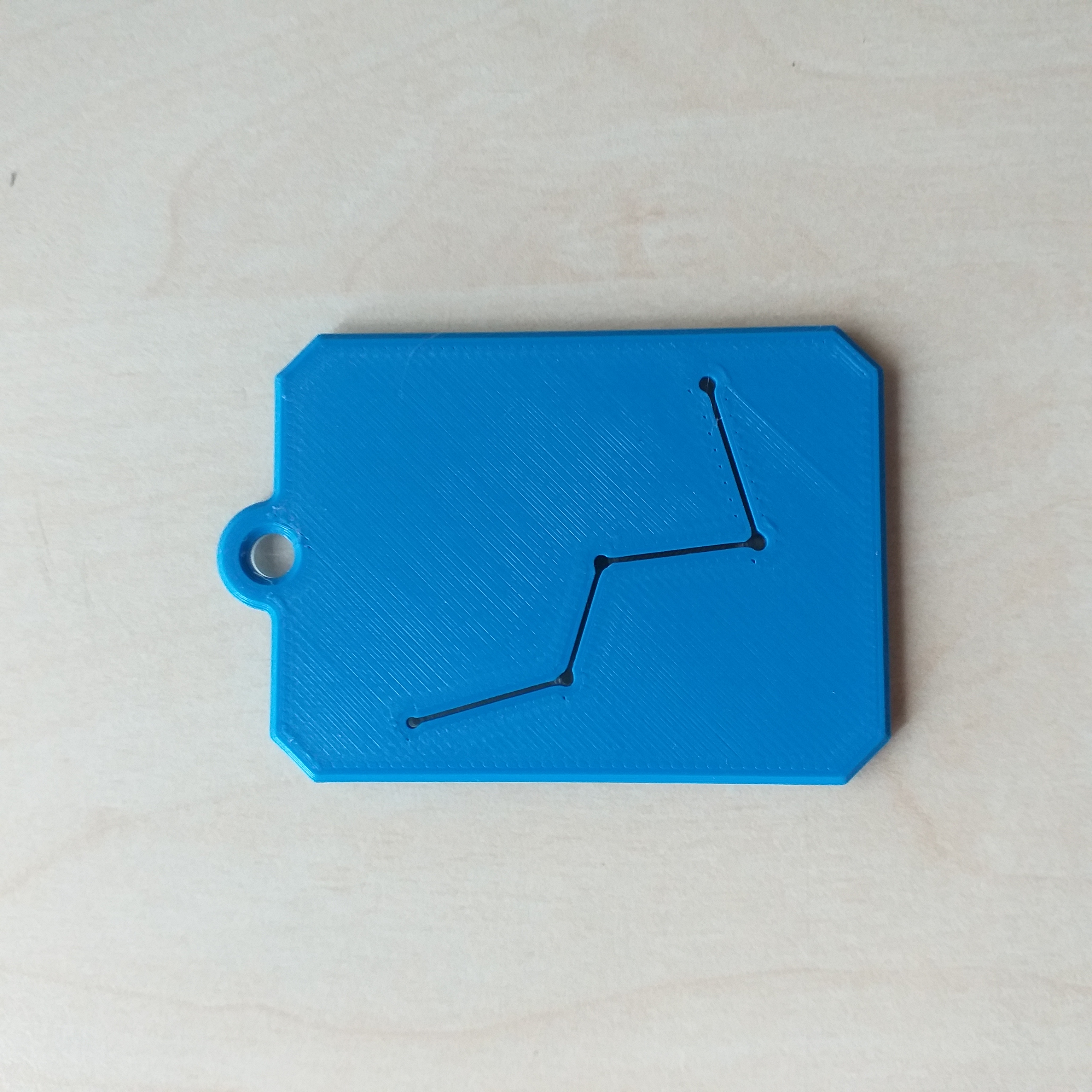 Cassiopeia constellation Keychain — miniatura 2