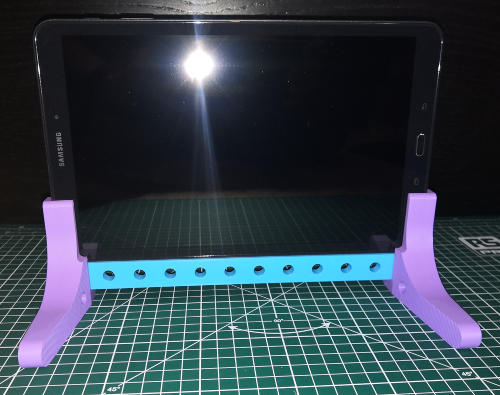 Vertical stand for Galaxy Tab A6 tablet