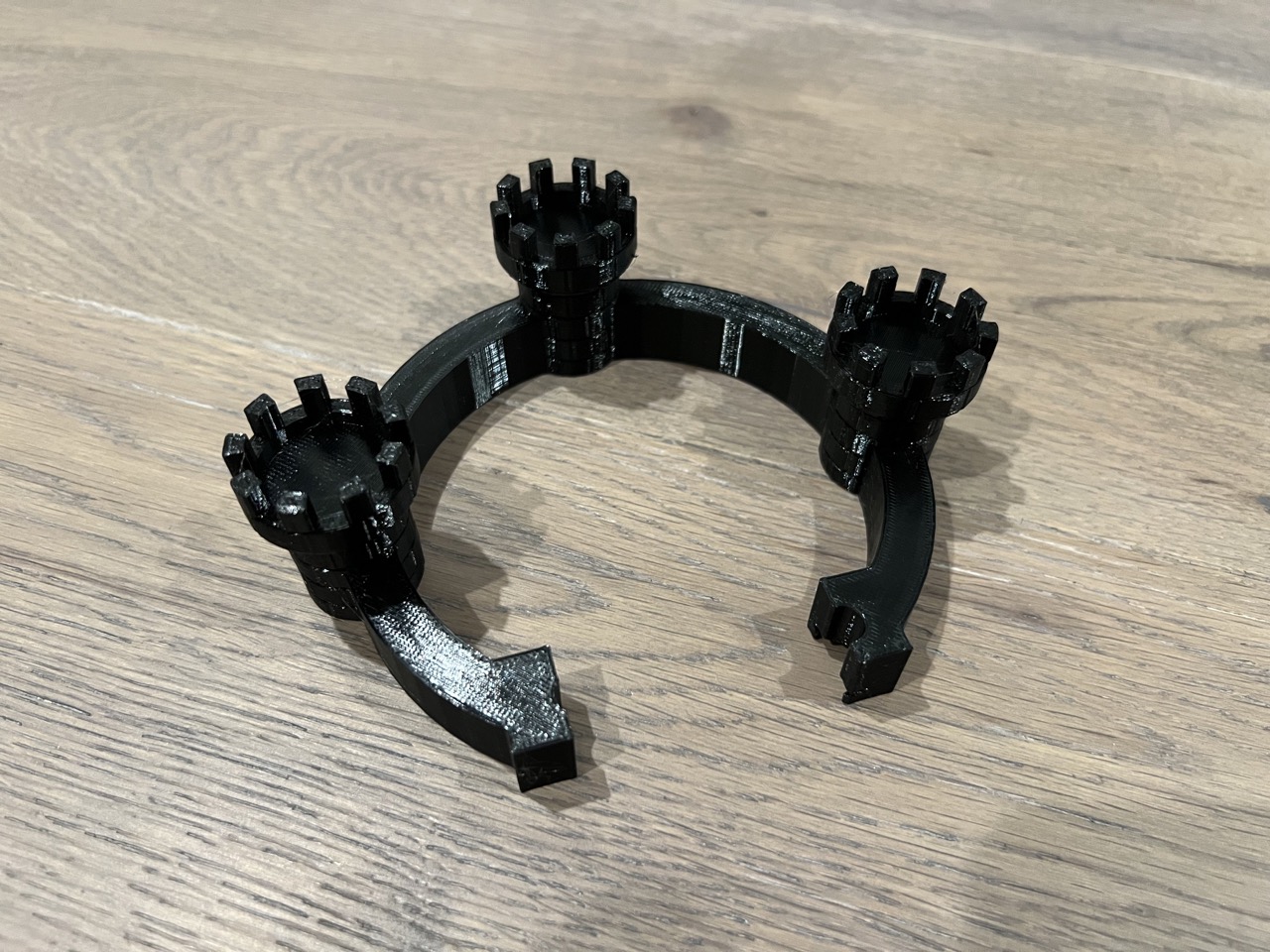 Circular remix of Dice Tower Receiver 3D model thumbnail