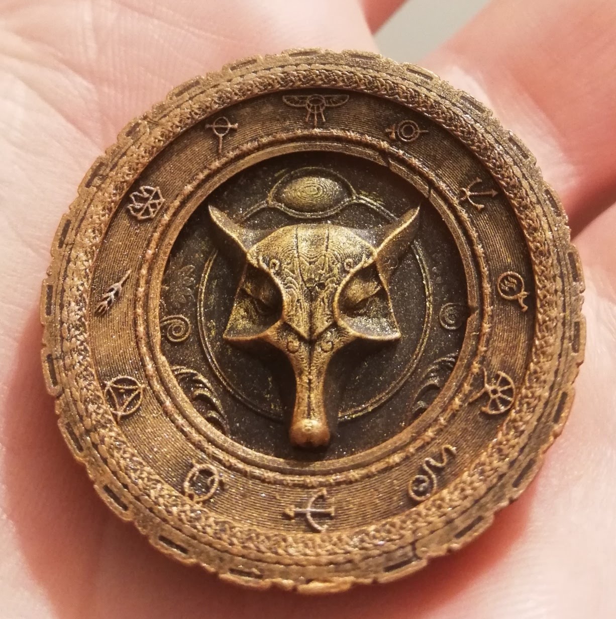 Fate coin/Phex coin from The Dark Eye // DSA - Das Schwarze Auge ...