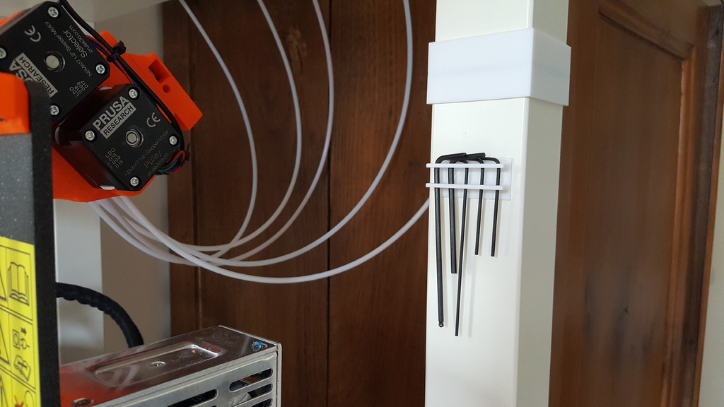 Allen wrench rack for Prusa MMU allen wrenches