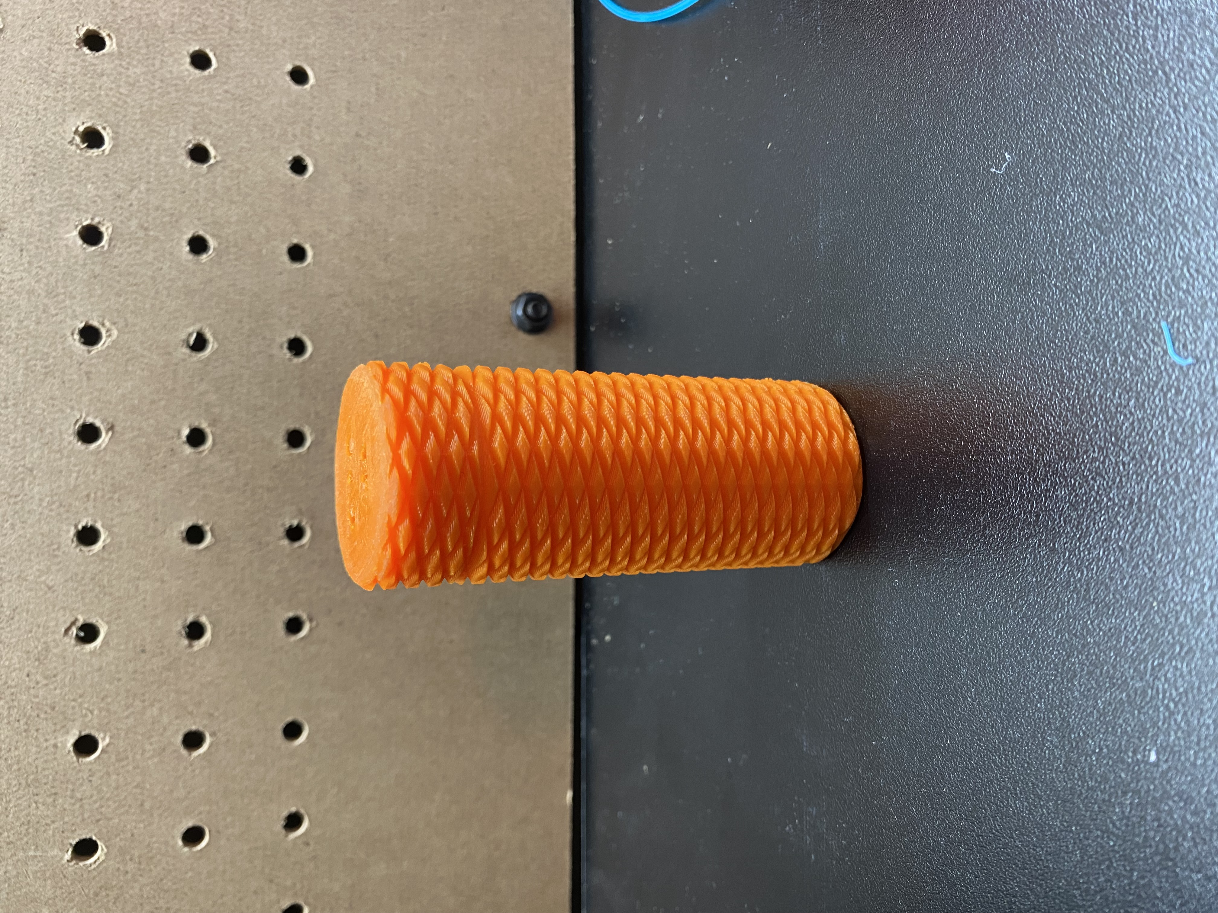 Knurled Round Container