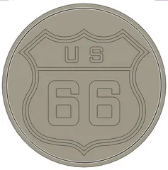 Route 66 plaque by B&amp;B TECH | Printables Store