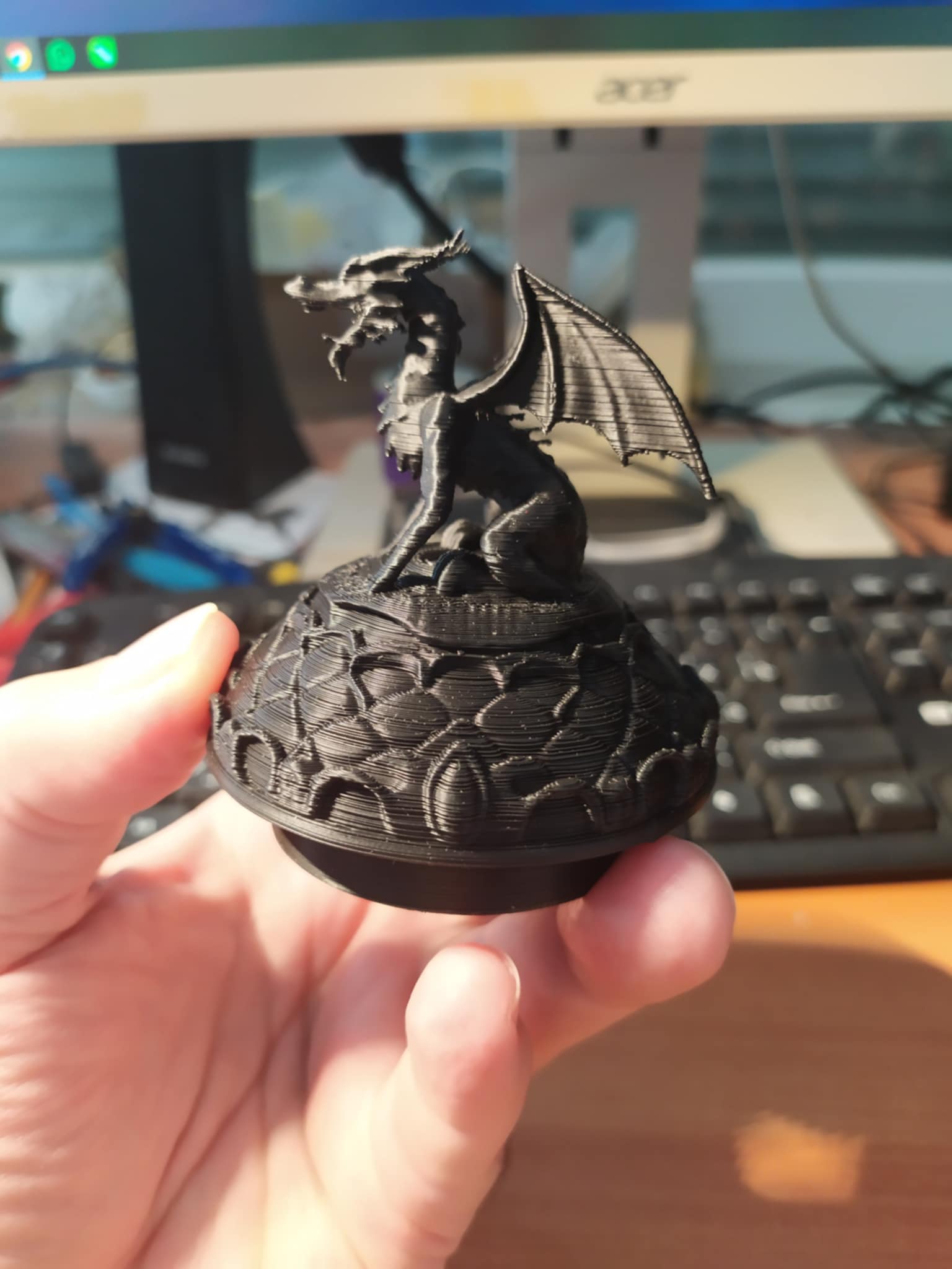 Miniatura 3 do modelo 3D Tea container with dragon