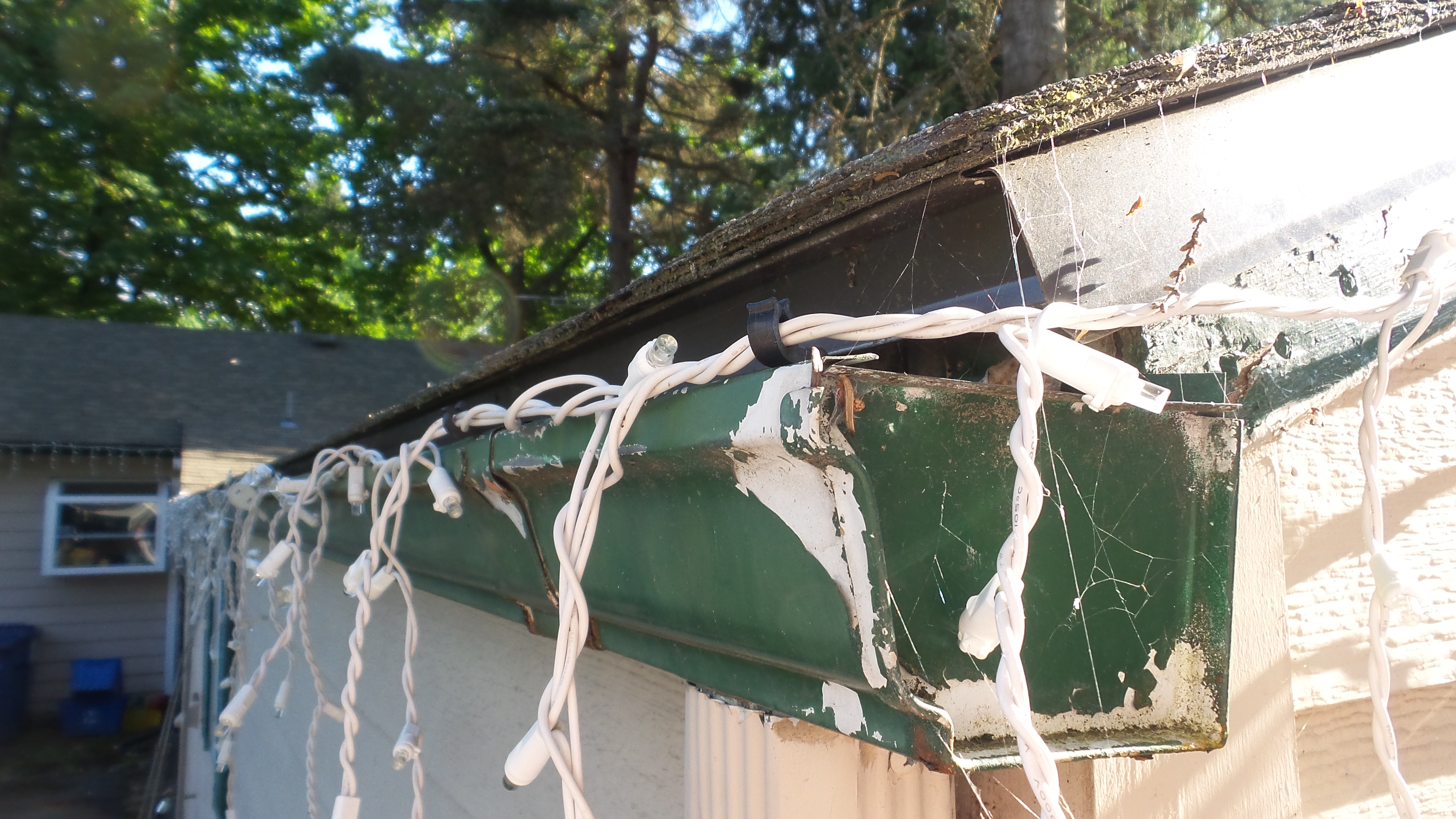 Christmas light gutter hook