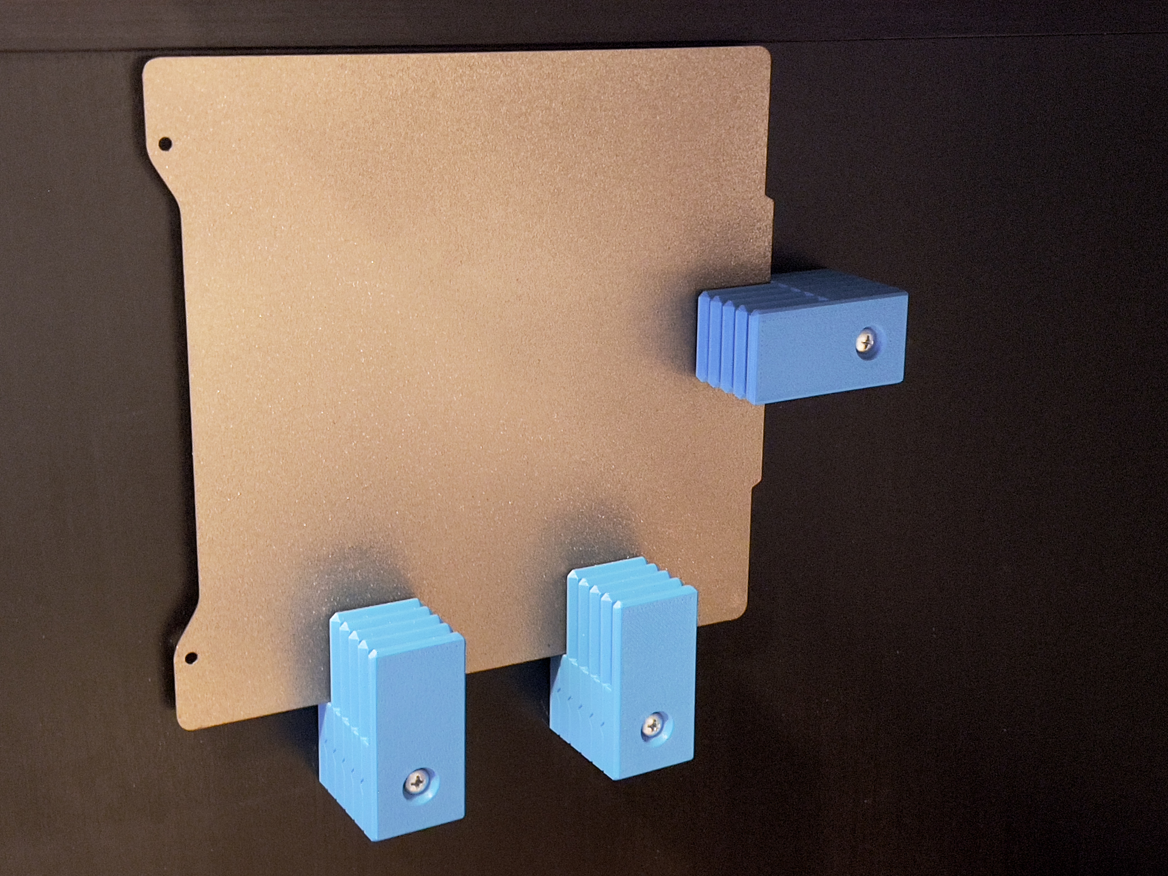Stackable Screw Down Expandable Build Plate Storage System