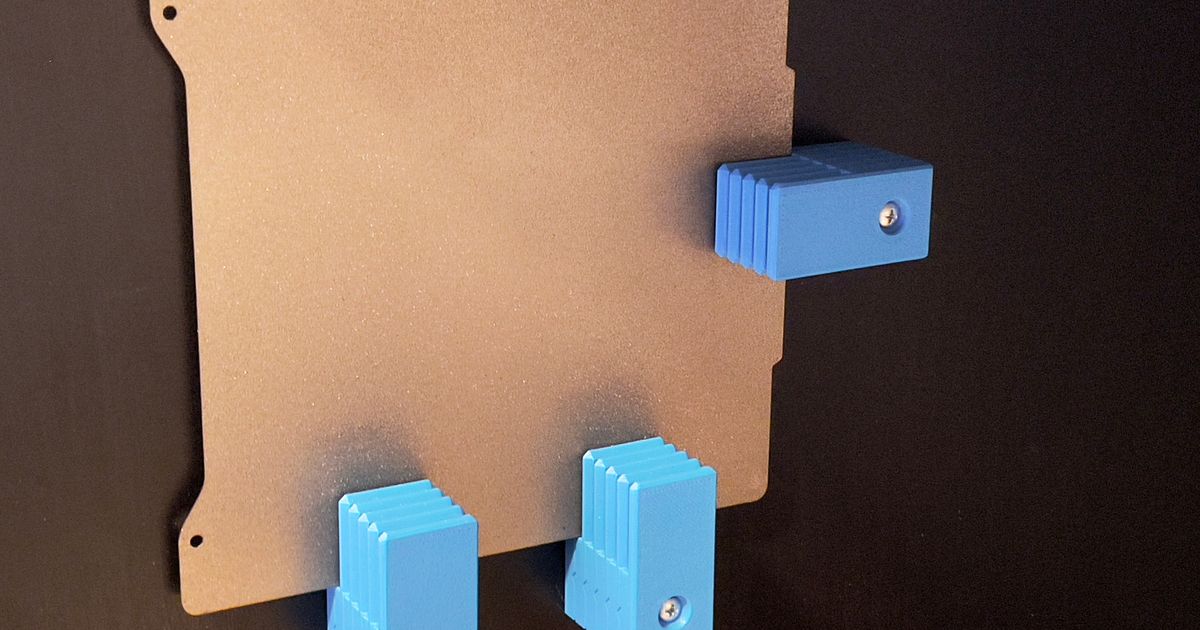 Stackable Screw Down Expandable Build Plate Storage System by sulli18