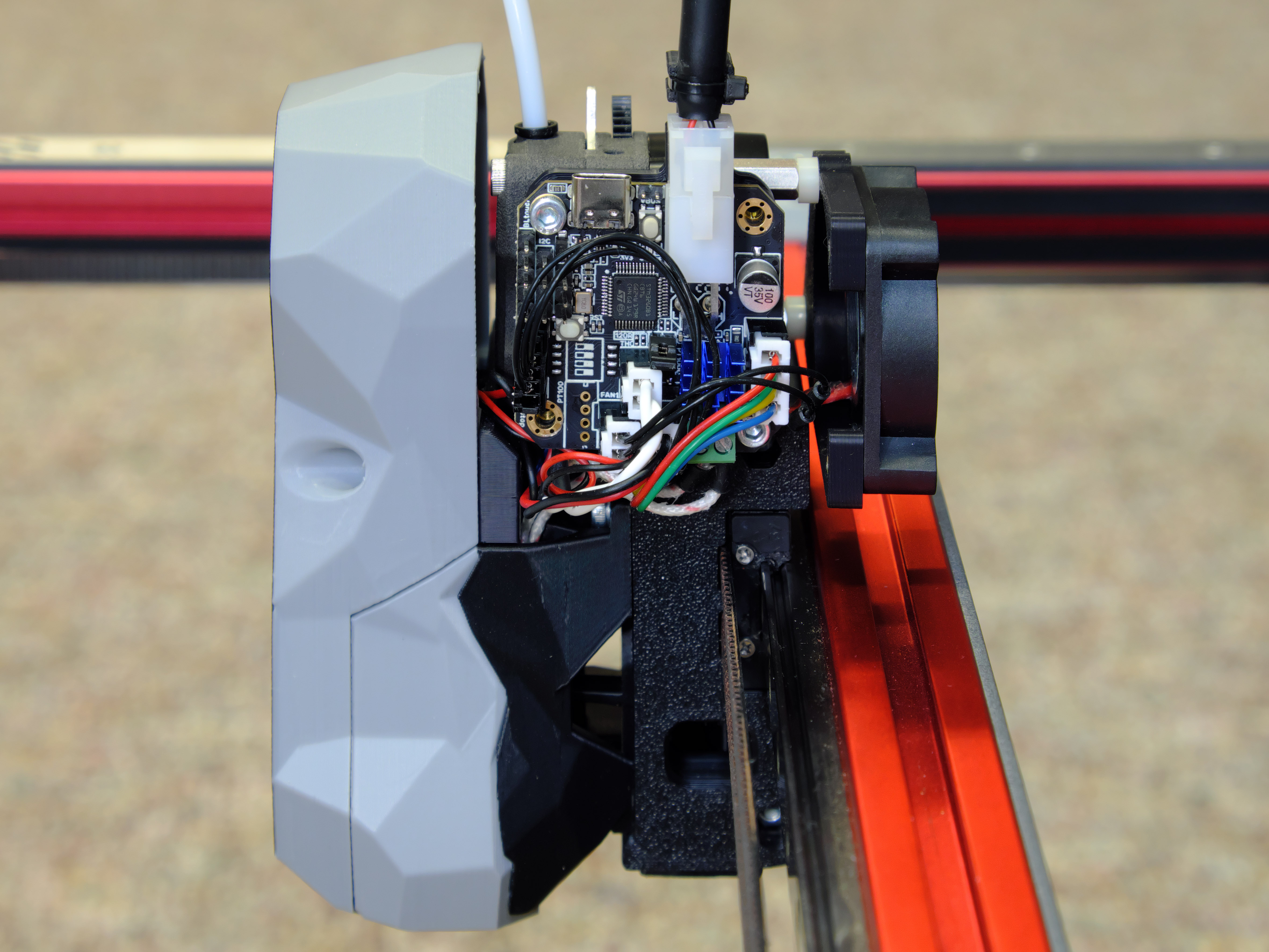 Mini Stealthburner Fans LGX Lite + CAN bus + PCB Fan for Stealthburner by Flying Gyroscope ...