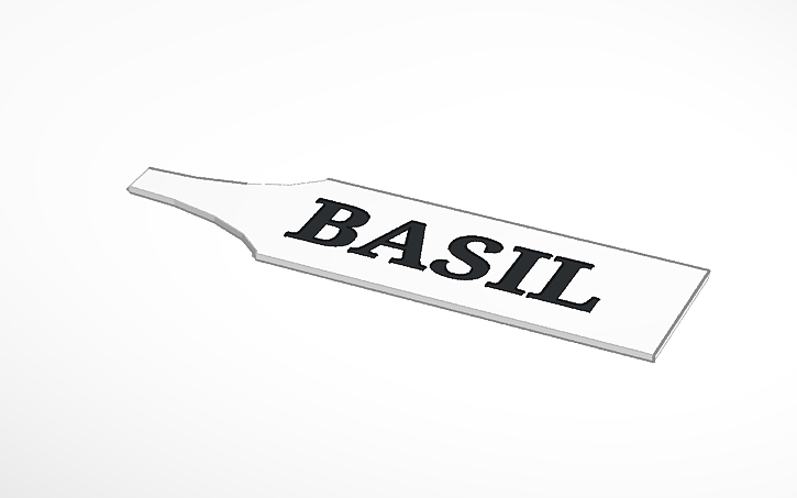 Basil Plant Stake (Single Extruder)