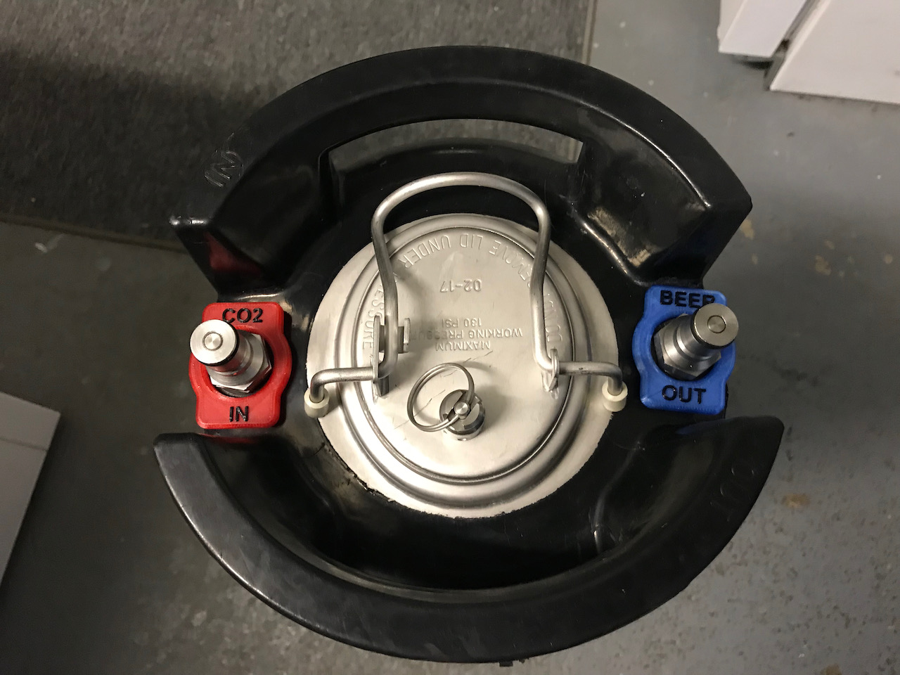 Beer Corny Keg Post ID