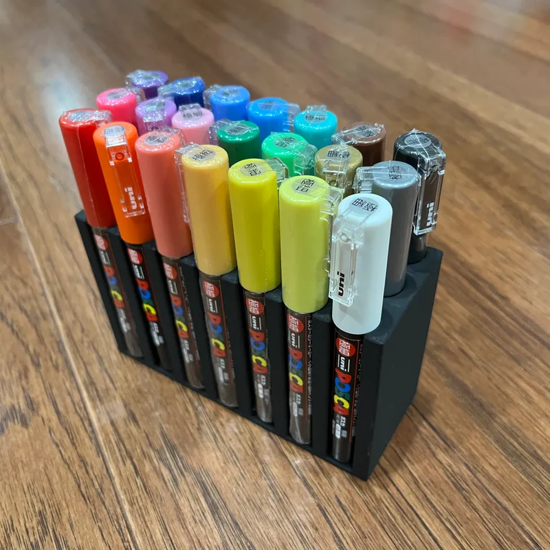 UNI POSCA Paint Marker Stand by Zdre, Download free STL model