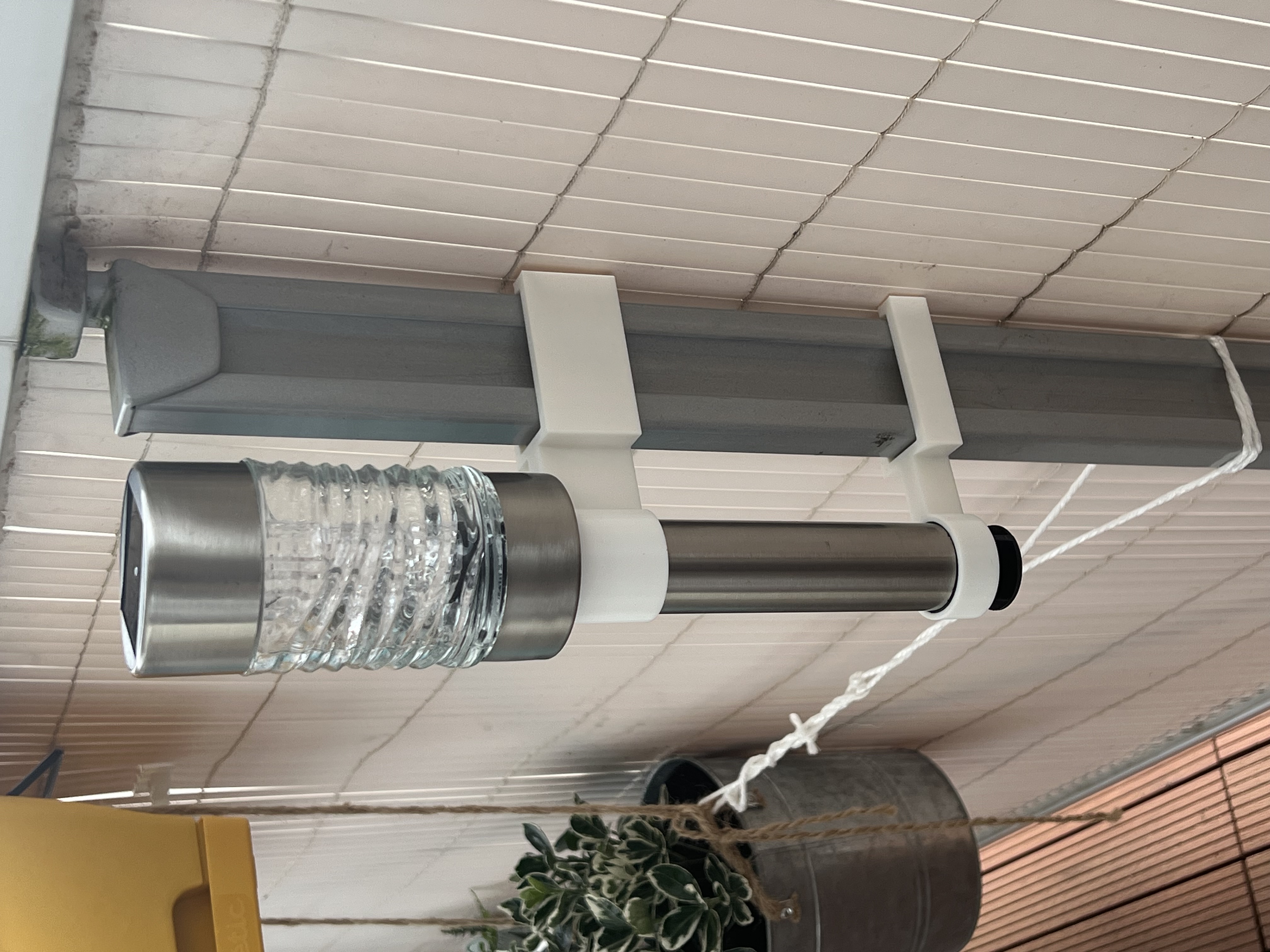 Balcony support for led torch